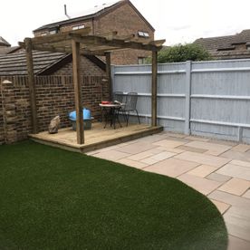 Artificial Turf and Patio