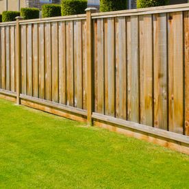 A fence that has recently been installed by our team 