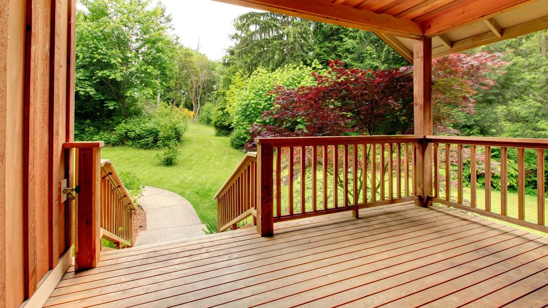 Decking work that has been completed by our team